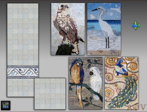 Walls And Floors With Paintings