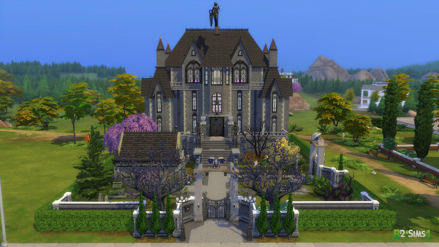 Grim's Ghastly Manor - 2br, 1ba (TS3 to TS4) - The Sims 4 Catalog