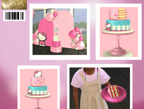 Hello Kitty Party Pack + Edible Cake Recipe