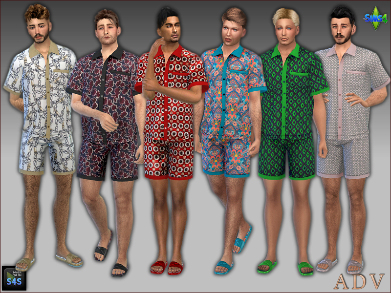 Pajamas And Slippers For Adults - The Sims 4 Catalog