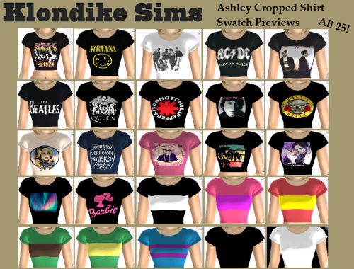 ASHLEY CROPPED SHIRTS