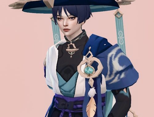 The Sims 4 | WANDERER & SCARAMOUCHE GENSHIN IMPACT