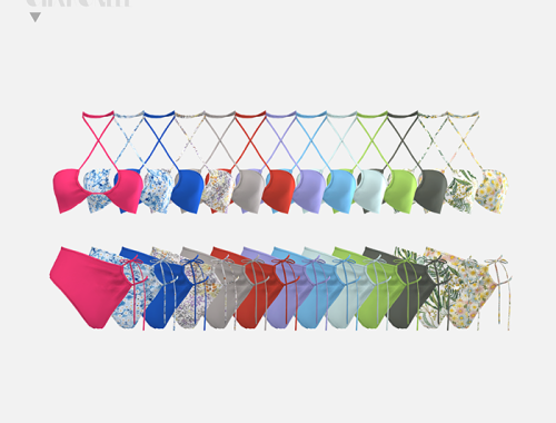 Magda Butrym Nylon Swim Set