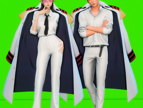 [One Piece]Marine Coat CC