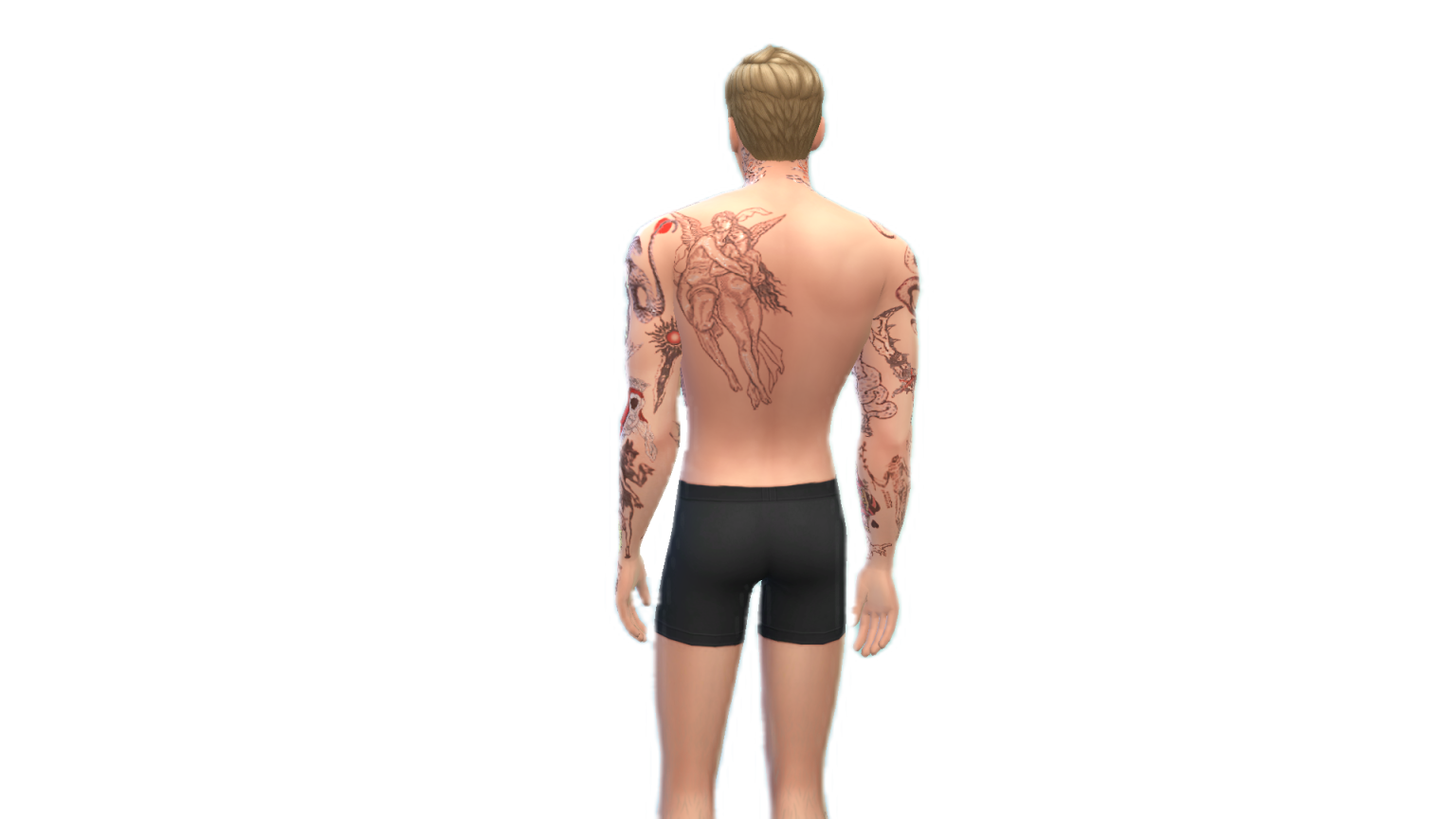 Misho Amoli Full Body Tattoo - The Sims 4 Catalog