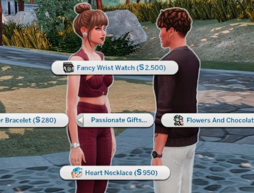 Gift Mod| Sims4 Romantic Mod Passionate Gift