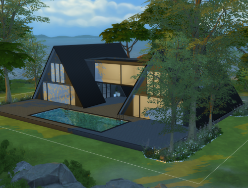 Double A-Frame House - Shell