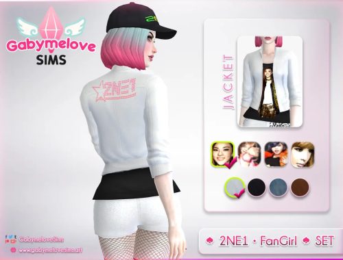 ♠ 2NE1 • FanGirl ♠ Clothes SET | Updated 2023
