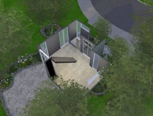 Small Modern Starter Home - Shell