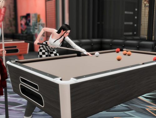 Functional Pool Table In the sims4 | Billiard Mod