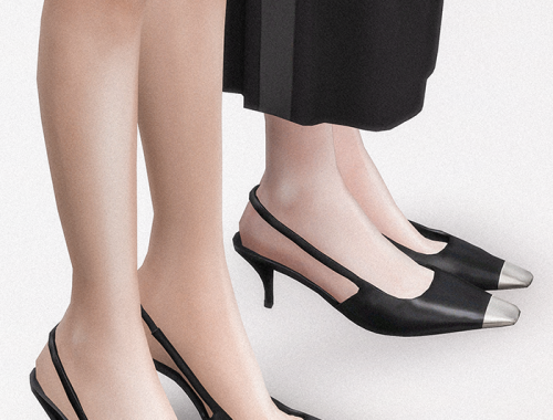 Saint Laurent Blade Slingback Pumps