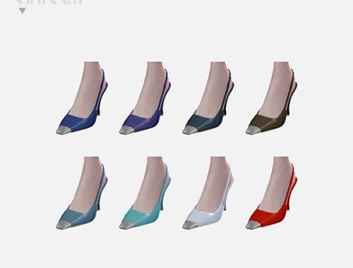 Saint Laurent Blade Slingback Pumps
