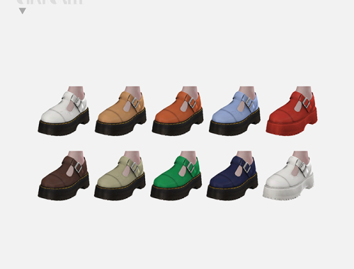 Dr Martens Ethan Smooth Platform Oxfords