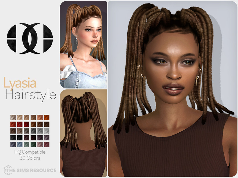 Lyasia Hairstyle - The Sims 4 Catalog