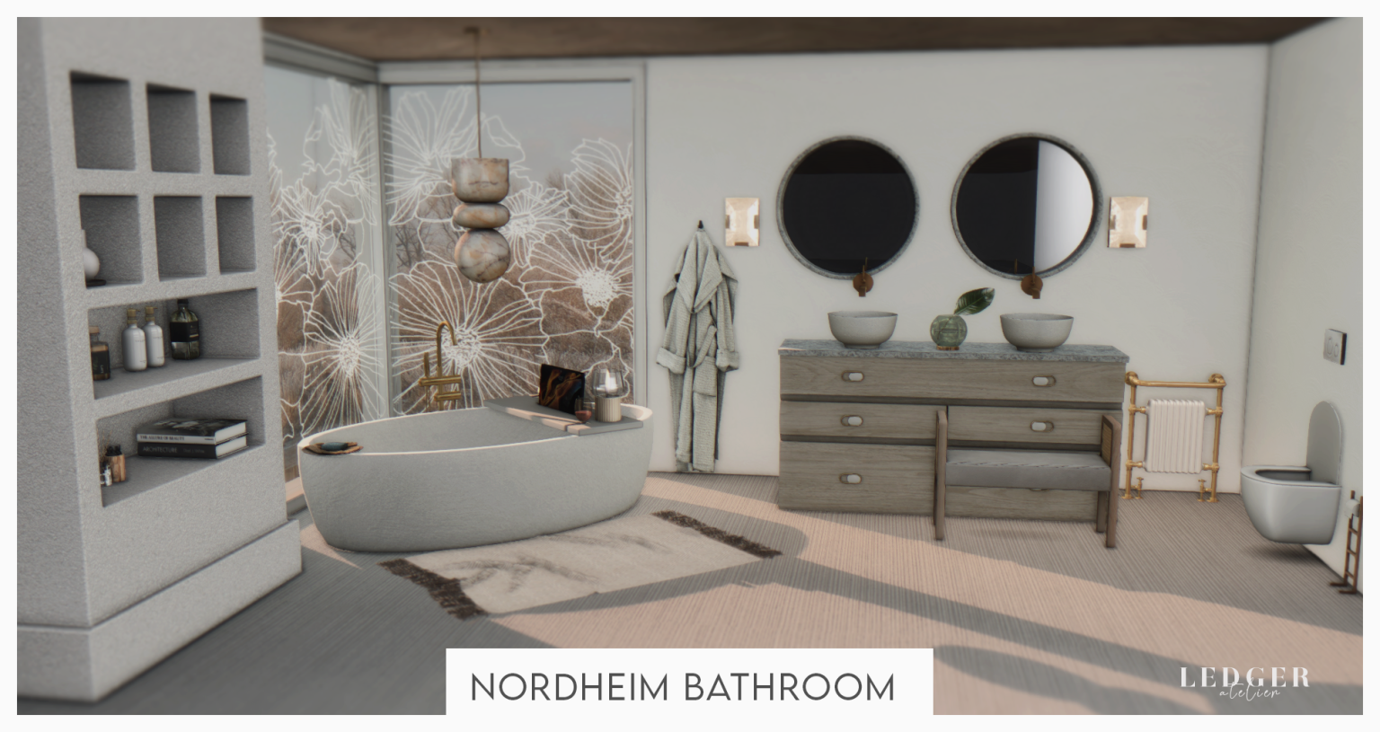 Nordheim Bathroom Set - The Sims 4 Catalog