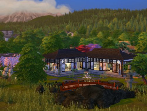 Japanese Villa - CC Build