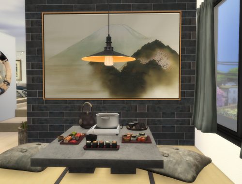 Japanese Apartment CC Build