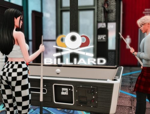 Functional Pool Table In the sims4 | Billiard Mod