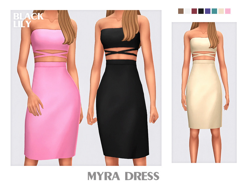 Myra Dress - The Sims 4 Catalog