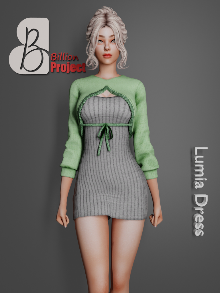 BillionProject-Lumia Dress - The Sims 4 Catalog