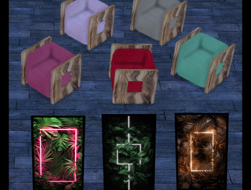 Posters/Panels & Armchair