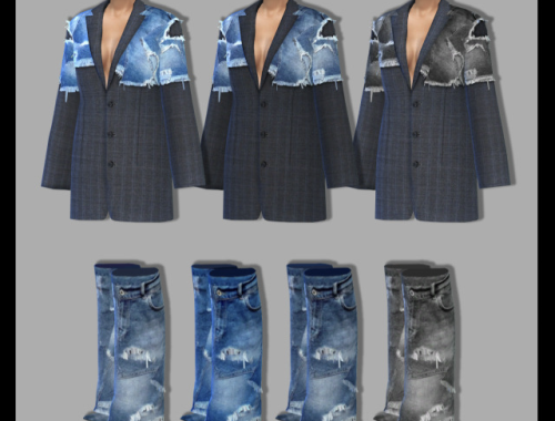 Blazer and boots