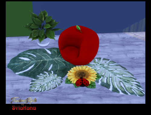 Armchair _ Apple and Rugs