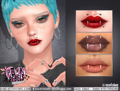 Punk Rebels - Angel Fangs And Snake Bites Piercing
