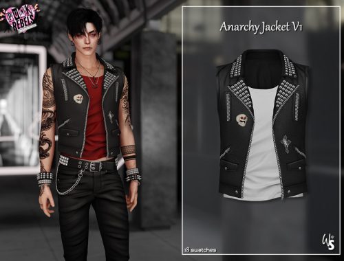 Anarchy Leather Jacket v1 (men)