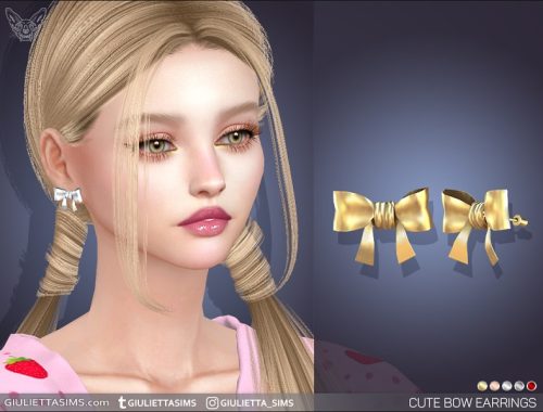 Cute Bow Stud Earrings