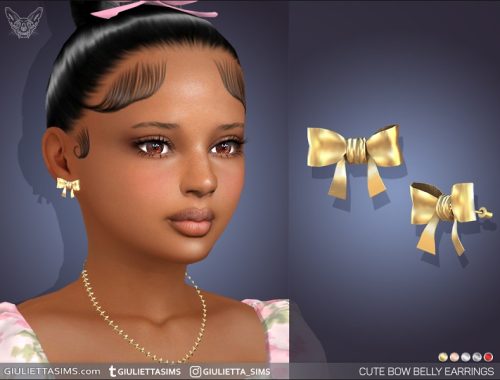 Cute Bow Stud Earrings For Kids