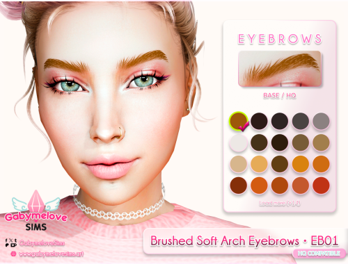Brushed Soft Arch Eyebrows • EB01 [HQ]