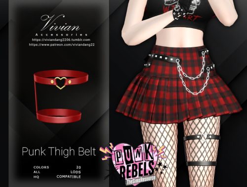 Punk Thigh Belt