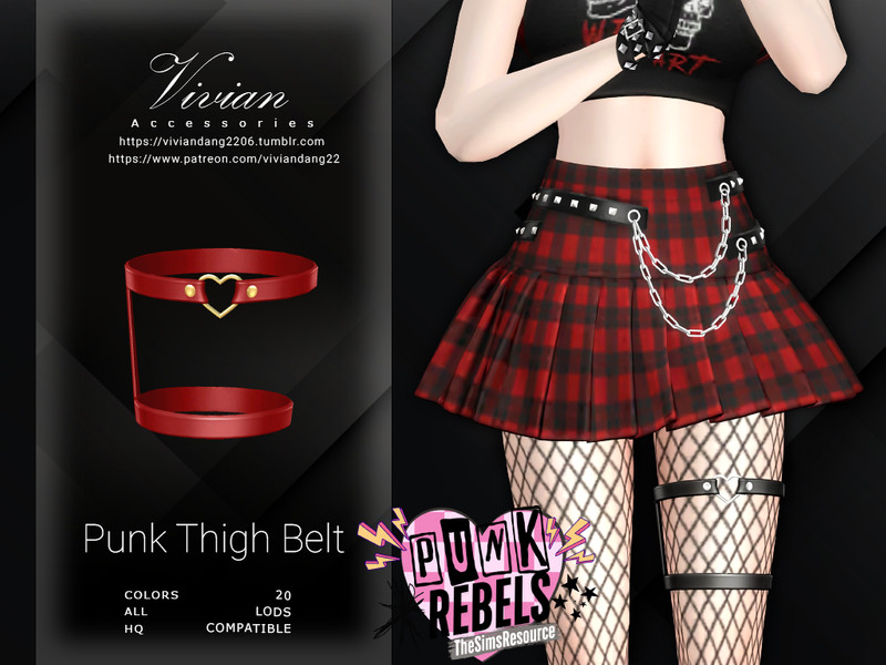 Punk Thigh Belt