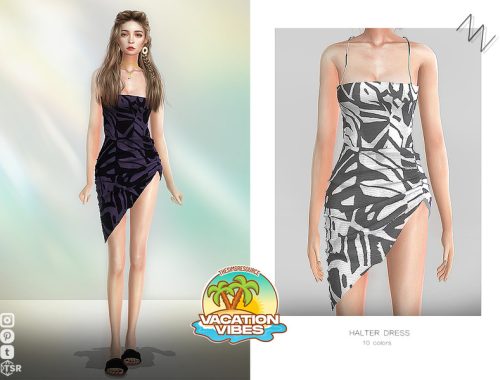 HALTER DRESS