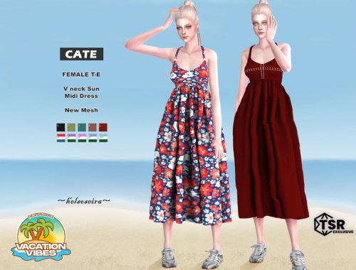 VACATION VIBES - CATE - Midi Dress