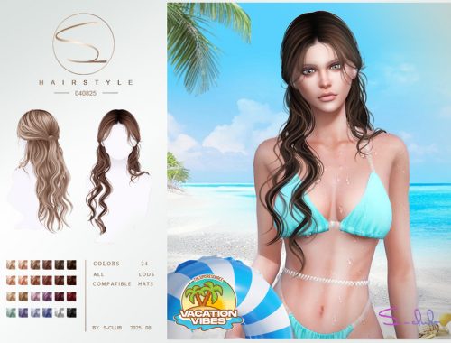 (VACATION VIBES)S-Club_040825_ Wet hairstyle