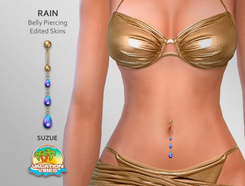 Vacation Vibes - Rain Belly Piercing Edited Skins