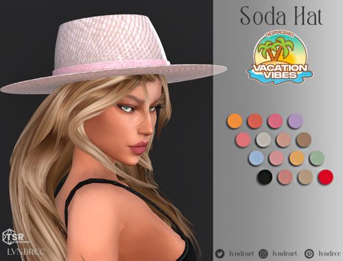 (Vacation Vibes) Soda Hat