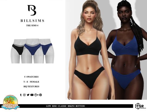 Low Rise Classic Bikini Bottom