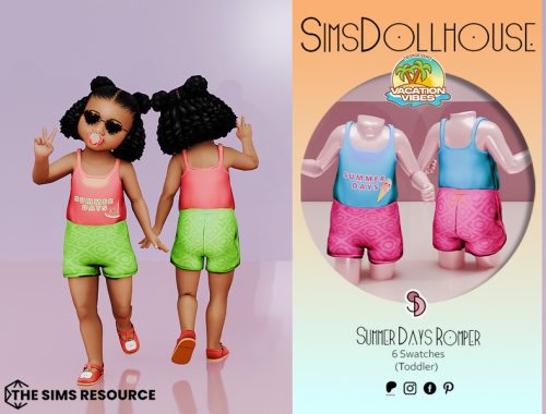 Vacation Vibes - Summer Days Romper (Toddler)