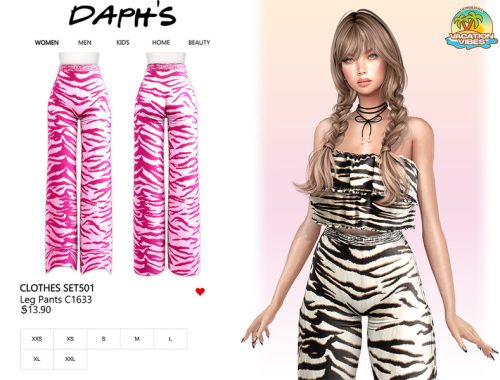 VacationVibes - Clothes SET501 - Leg Pants C1633