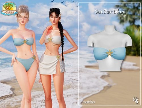 VacationVibes - SeaStar Bikini Top