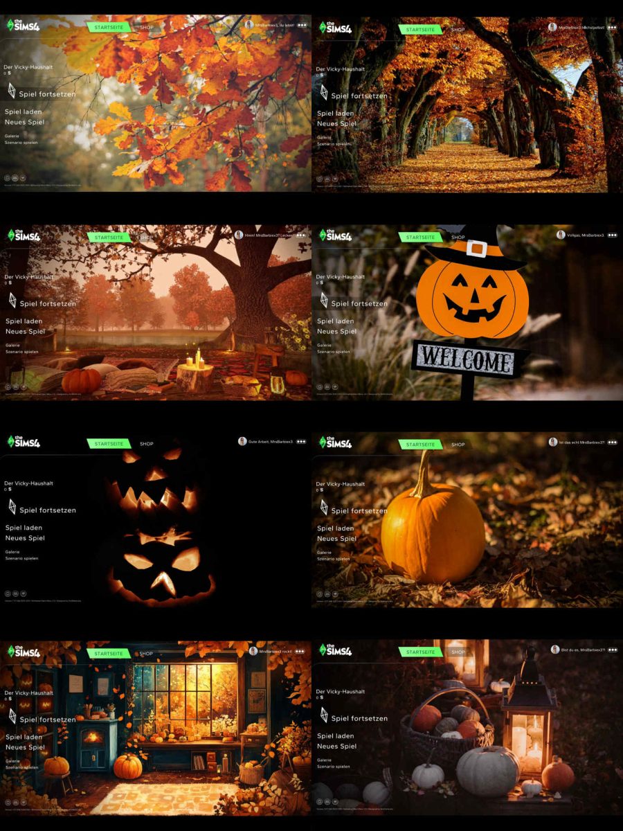Autumn Main Menu