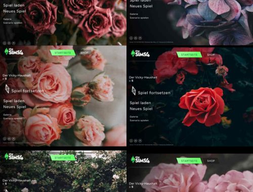 Astetic Flower Main Menue