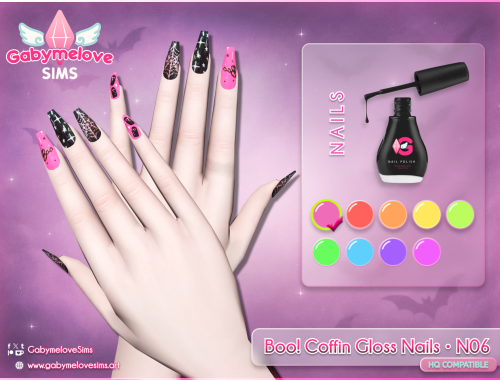Boo! Coffin Gloss Nails • N06 [HQ]