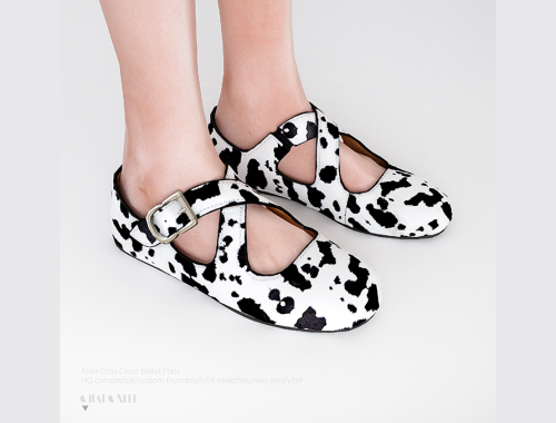 Alaïa Criss Cross Ballet Flats