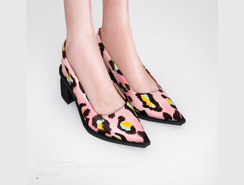 Feminine Slingback Heels