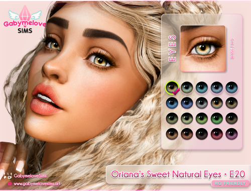 Oriana’s Sweet Natural Eyes • E20, contact lenses