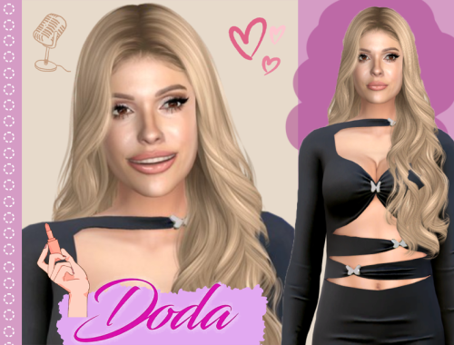 Doda (Dorota Rabczewska) – realistic singer [TRAY + CC] - The Sims 4
